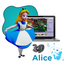 Alice 3d - КИБЕРшкола программирования для детей, компьютерные курсы для школьников, начинающих и подростков - KIBERone г. 