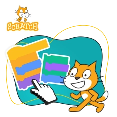 Scratch. Продвинутый уровень – создаём игры, как маленькие разработчики! - КИБЕРшкола программирования для детей, компьютерные курсы для школьников, начинающих и подростков - KIBERone г. 