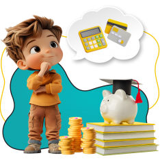 Финансовый интеллект вместе KIBERone - КИБЕРшкола программирования для детей, компьютерные курсы для школьников, начинающих и подростков - KIBERone г. 