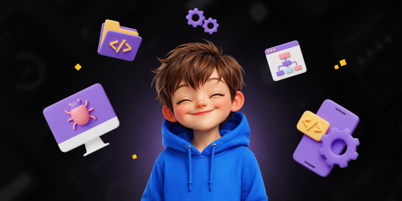 Идеальный сайт с нуля: код, дизайн и AI-помощник - КИБЕРшкола программирования для детей, компьютерные курсы для школьников, начинающих и подростков - KIBERone г. 